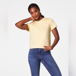 Spanx Cotton Crewneck Tee Size M